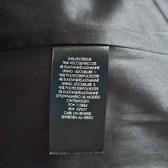 Alice + Olivia - Macey Fitted Notch Collar Tailored Blazer Herringbone Tweed 12 - Picture 6 of 8